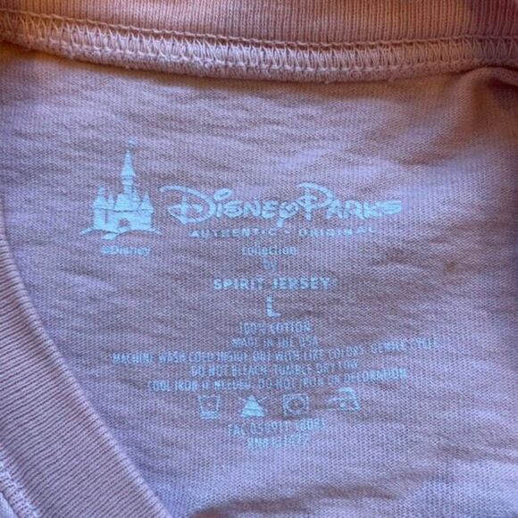 Disneyland Unisex Briar Rose Gold Glitter Spirit Jersey L Whimsy Princess - Picture 5 of 9